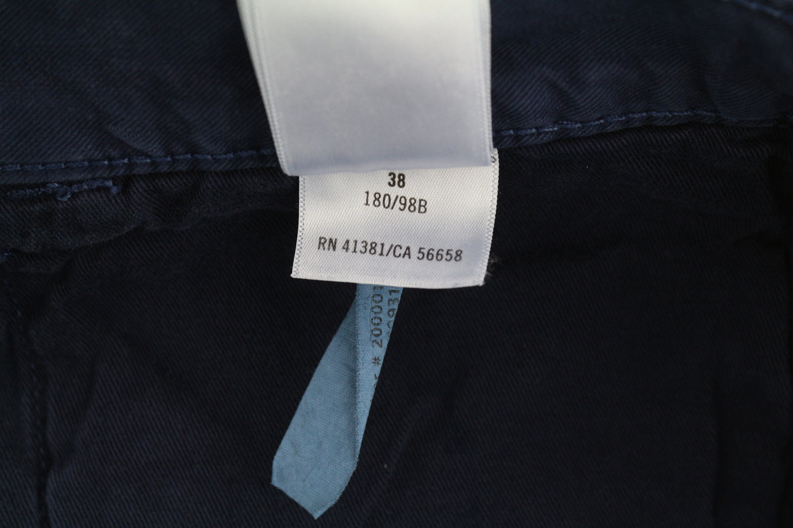 RALPH LAUREN vyriški šortai su užtrauktuku, 38 cm, tamsiai mėlyni 