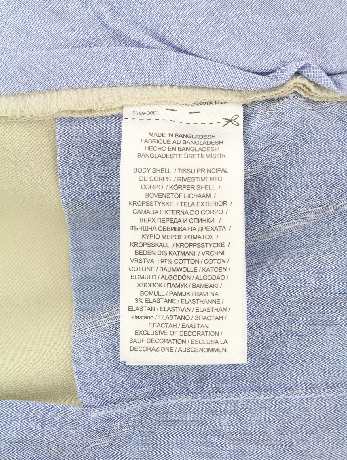 RALPH LAUREN Slim Stretch vyriški šortai, 38 cm, chino, smėlio spalvos, su užtrauktuku ir logotipu, rekomenduojama kaina – 180 € 