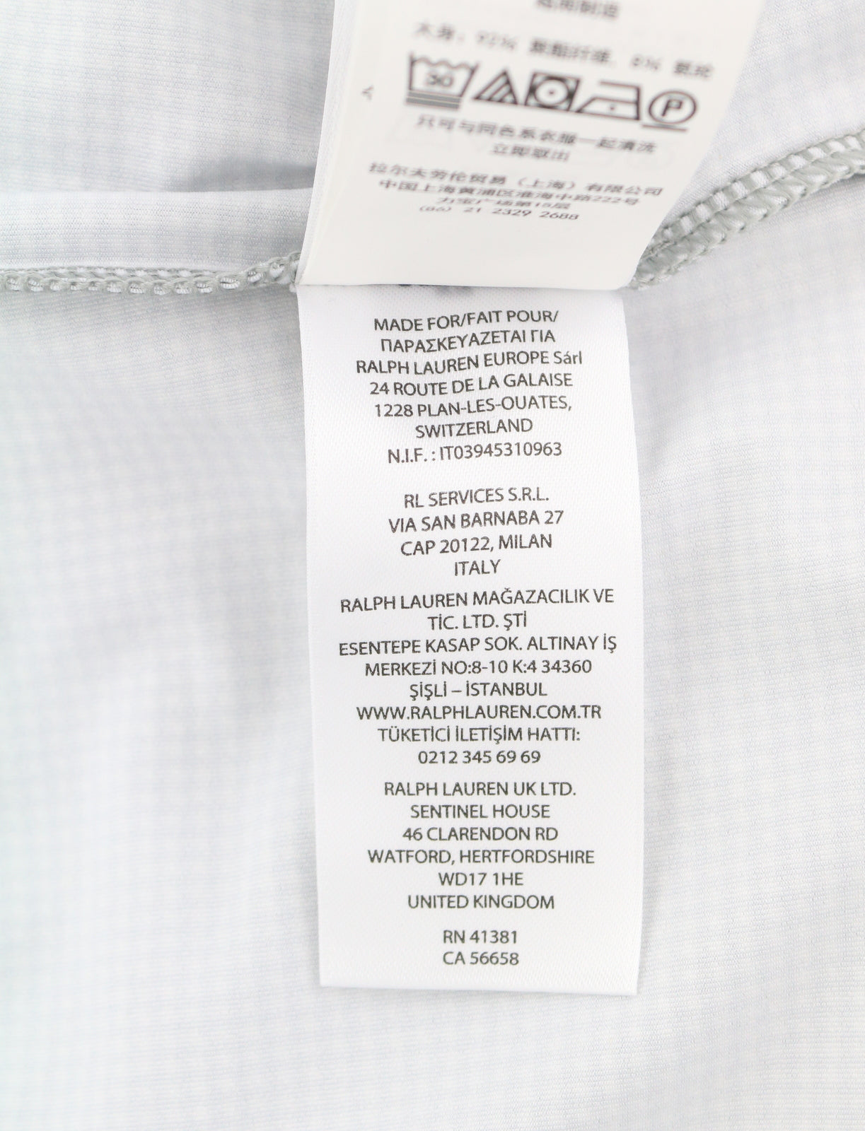 RLX RALPH LAUREN golfo vyriški marškinėliai pilki trumpomis rankovėmis su akmeninio kojos raštu 