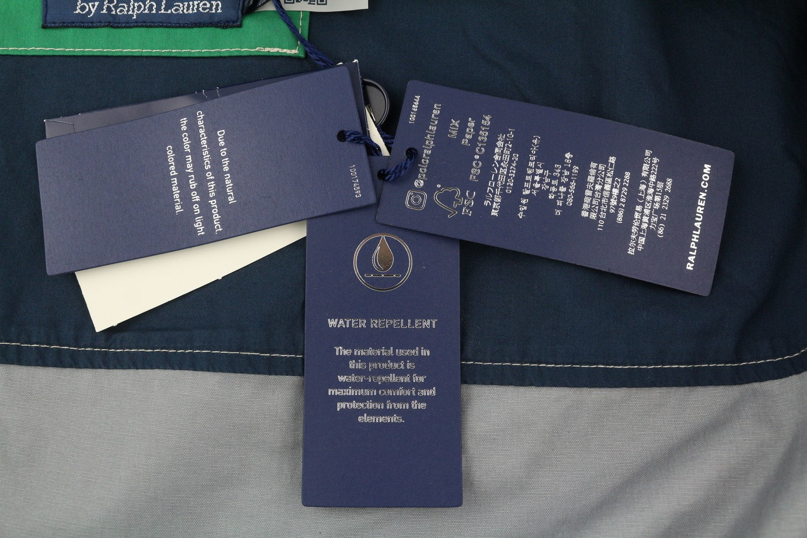 RALPH LAUREN vyriška striukė S žalia su gobtuvu vėjui atspari vandeniui kaina 1399 € 