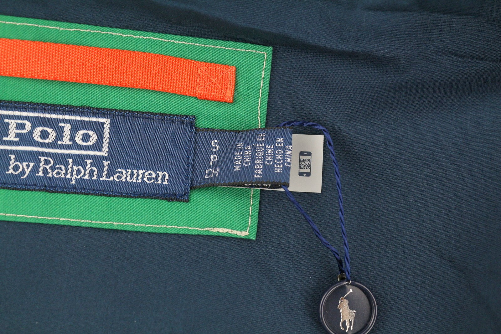 RALPH LAUREN vyriška striukė S žalia su gobtuvu vėjui atspari vandeniui kaina 1399 € 