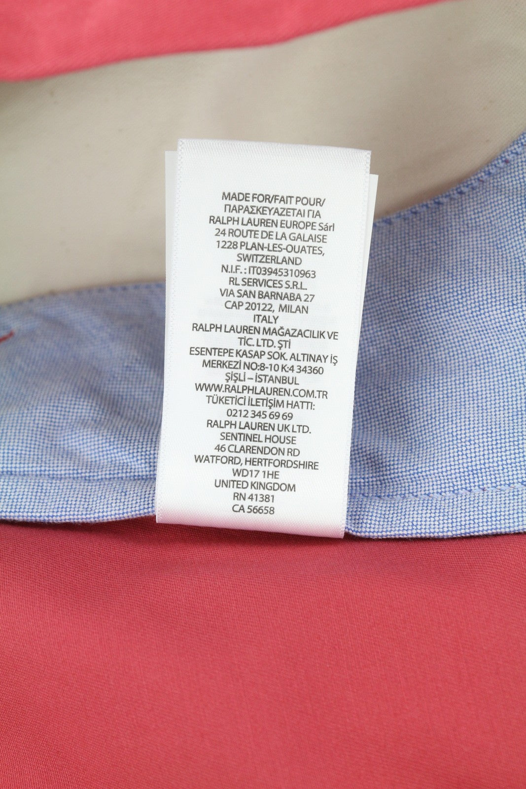 RALPH LAUREN tamprūs tiesaus kirpimo vyriški šortai, 32, raudoni, Bedford Chino, rekomenduojama kaina – 150 € 