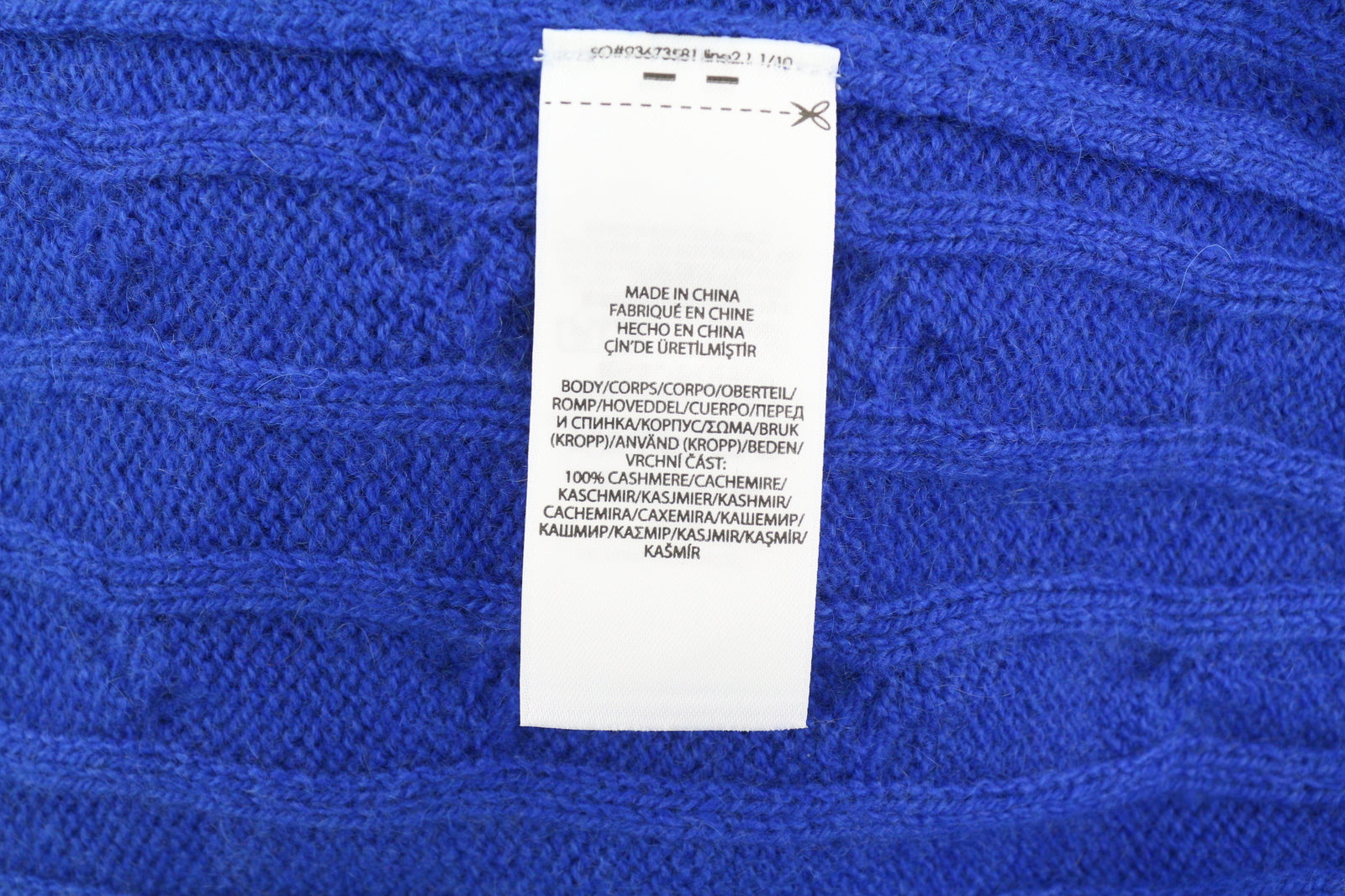 RALPH LAUREN kašmyro vyriškas megztinis XL dydžio mėlynas megztinis su kabelio formos mezginiu, rekomenduojama kaina – 549 € 