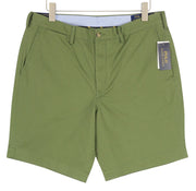 RALPH LAUREN Classic Fit Men Shorts 36 Olive Green Chino Zip Fly Casual