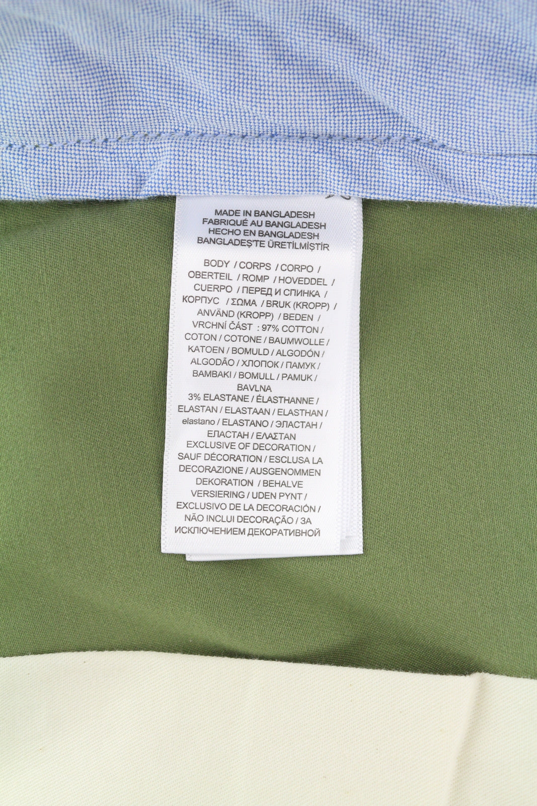 RALPH LAUREN Classic Fit Men Shorts 36 Olive Green Chino Zip Fly Casual