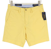 RALPH LAUREN Stretch Straight Fit Men Shorts 38 Bedford Yellow RRP€196