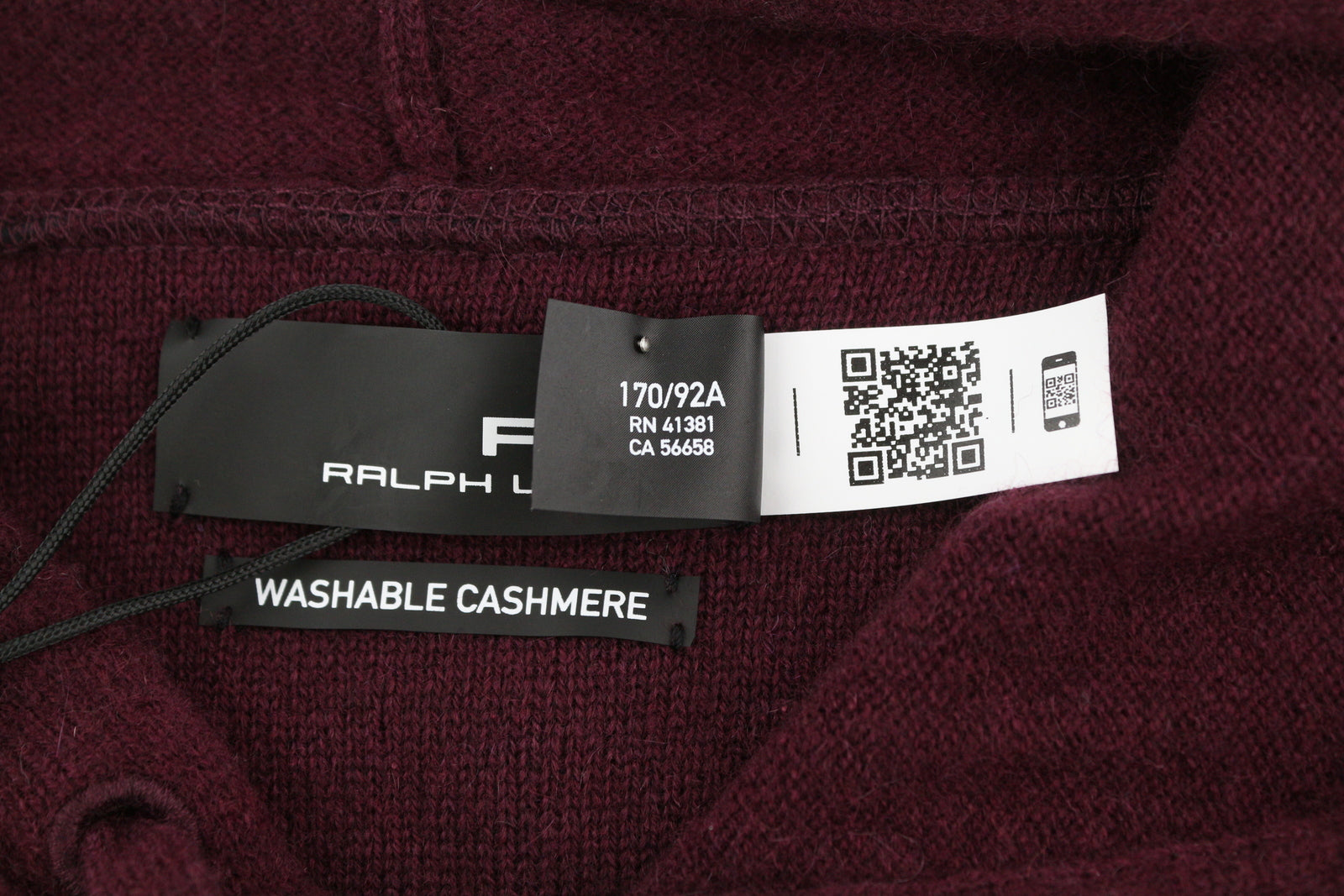 RLX RALPH LAUREN golfo vyriškas megztinis S dydžio bordo spalvos kašmyro megztinis su gobtuvu, rekomenduojama kaina – 560 € 
