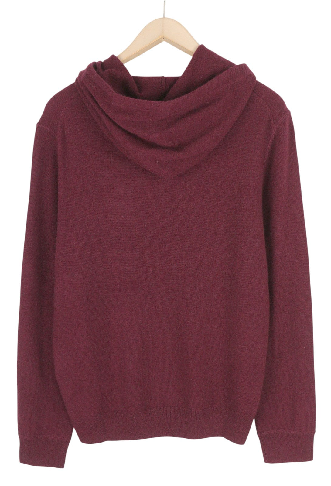 RLX RALPH LAUREN golfo vyriškas megztinis S dydžio bordo spalvos kašmyro megztinis su gobtuvu, rekomenduojama kaina – 560 € 