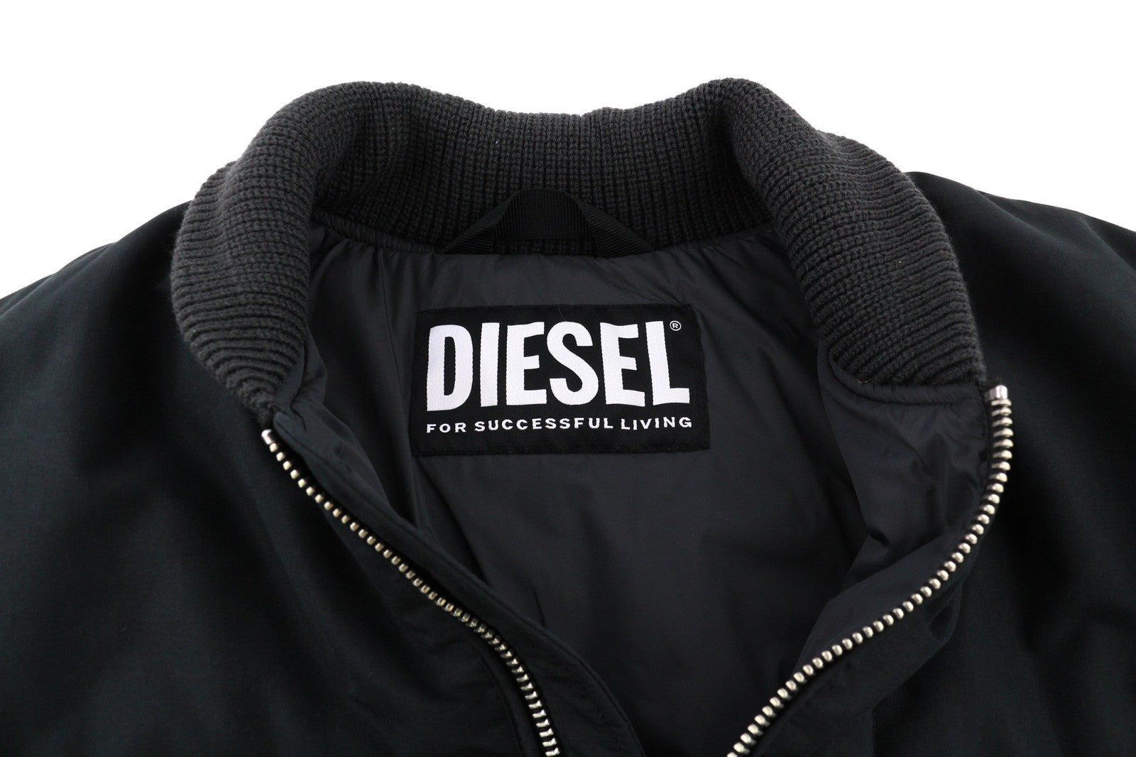DIESEL W-Spleak vyriška striukė L, juoda, bomber stiliaus, su pamušalu ir izoliacija, RRP 325 € 