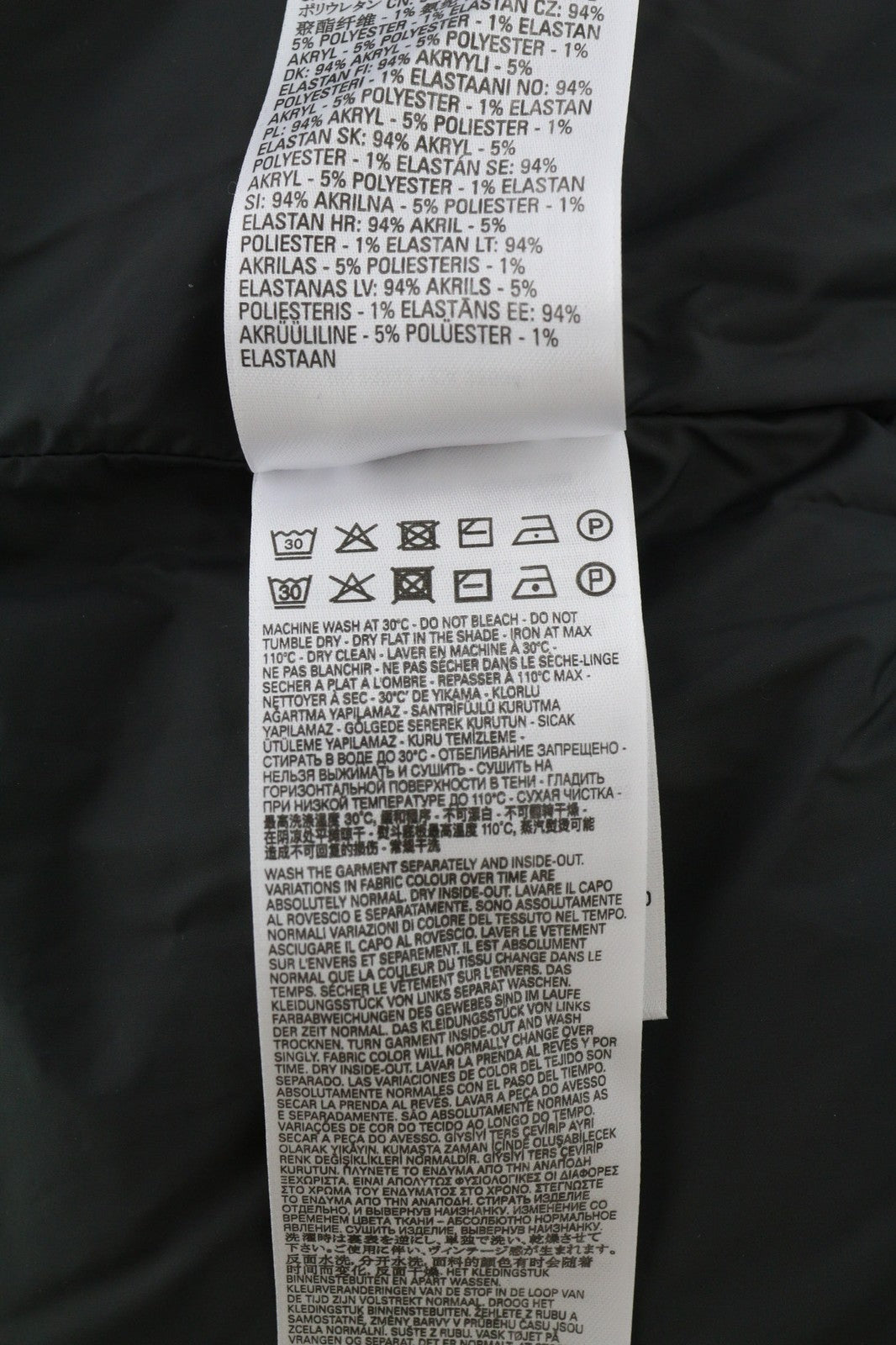 DIESEL W-Spleak vyriška striukė XL dydžio, juoda, su bomber pamušalu ir izoliacija, RRP 325 € 