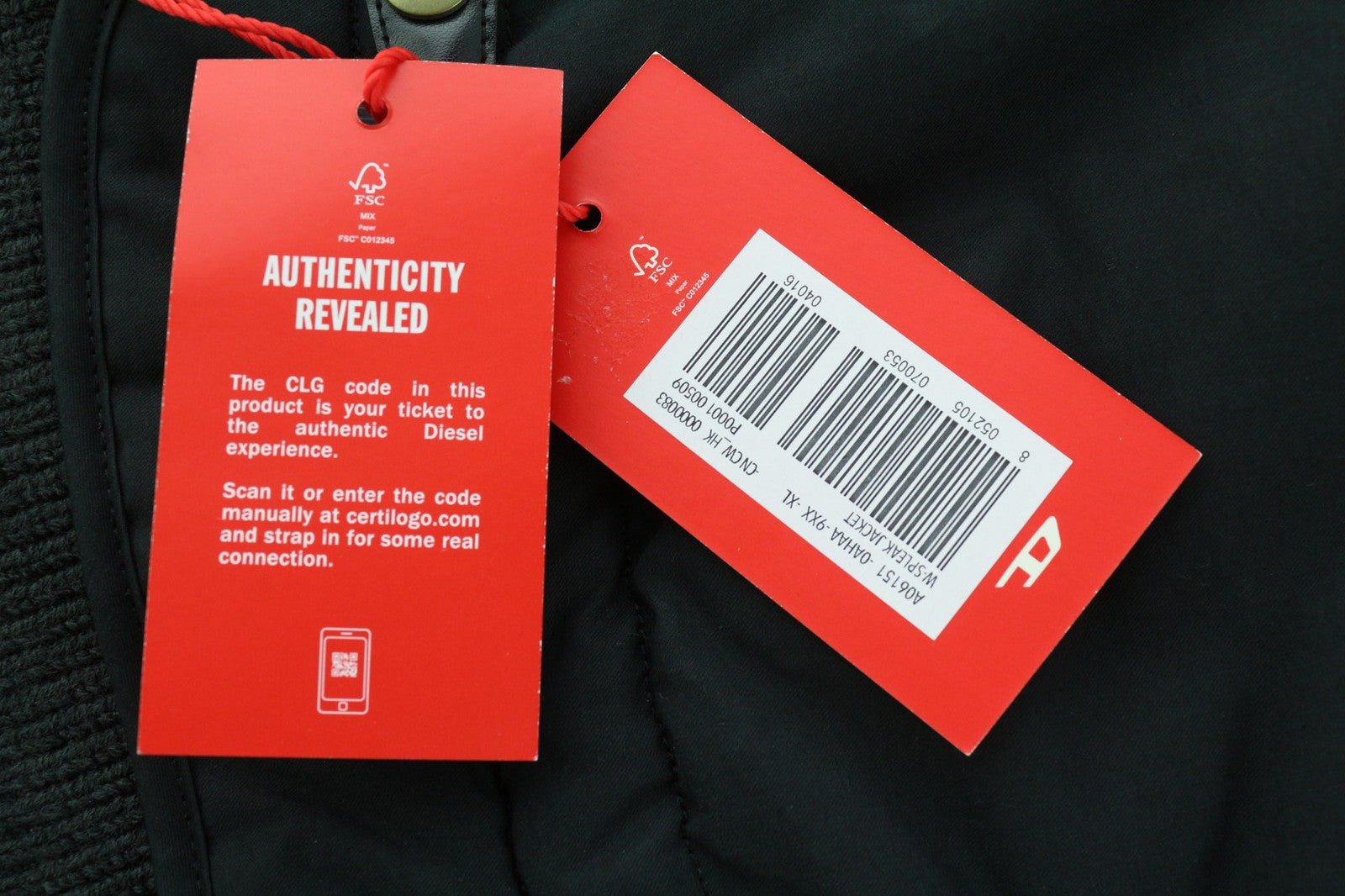 DIESEL W-Spleak vyriška striukė XL dydžio, juoda, su bomber pamušalu ir izoliacija, RRP 325 € 