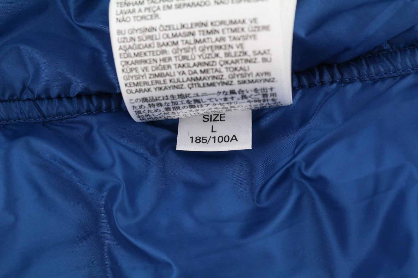 DIESEL J-Welles vyriška striukė L, mėlyna, izoliuota, su spaudėmis, RRP 210 € 