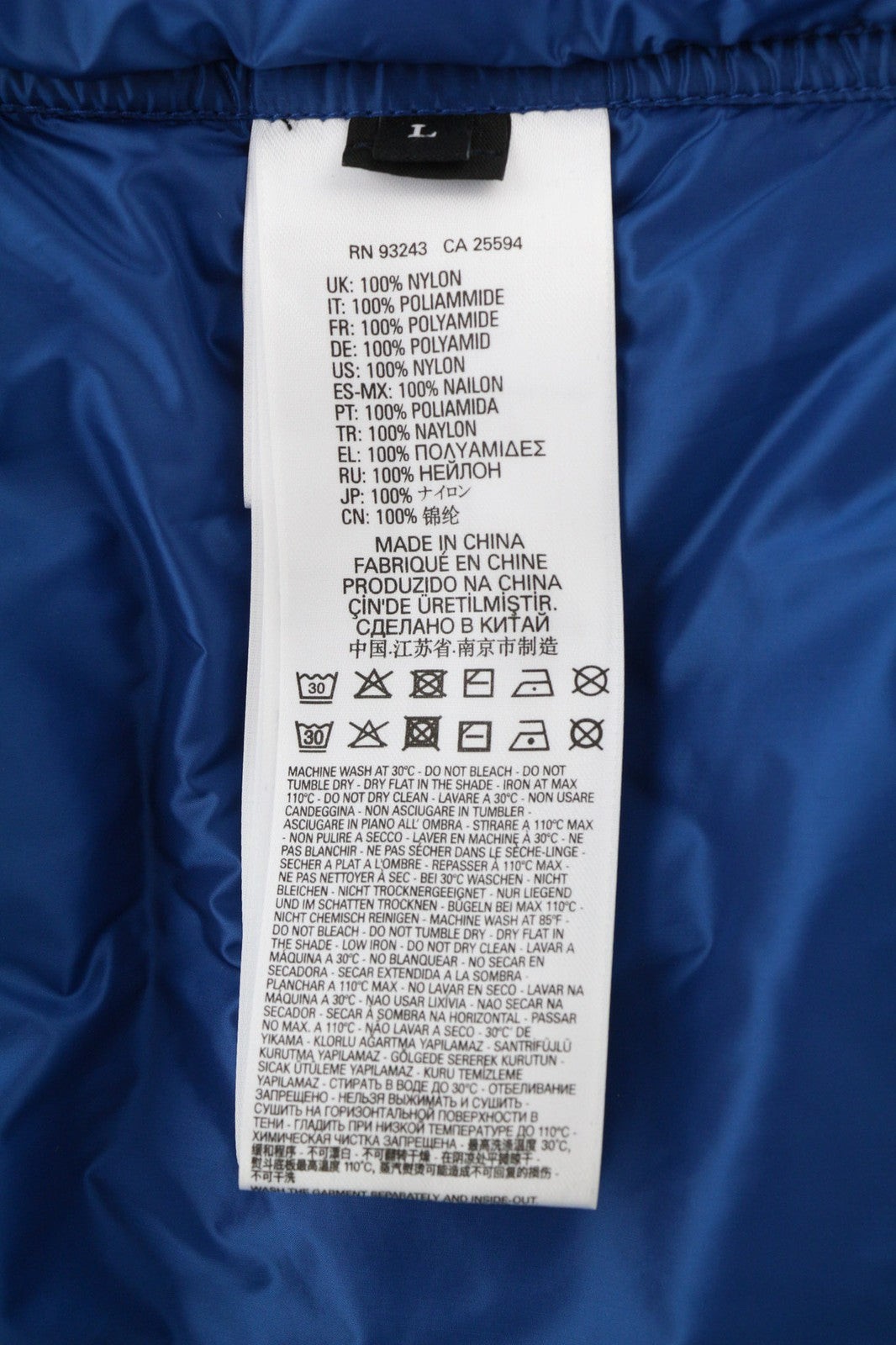 DIESEL J-Welles vyriška striukė L, mėlyna, izoliuota, su spaudėmis, RRP 210 € 