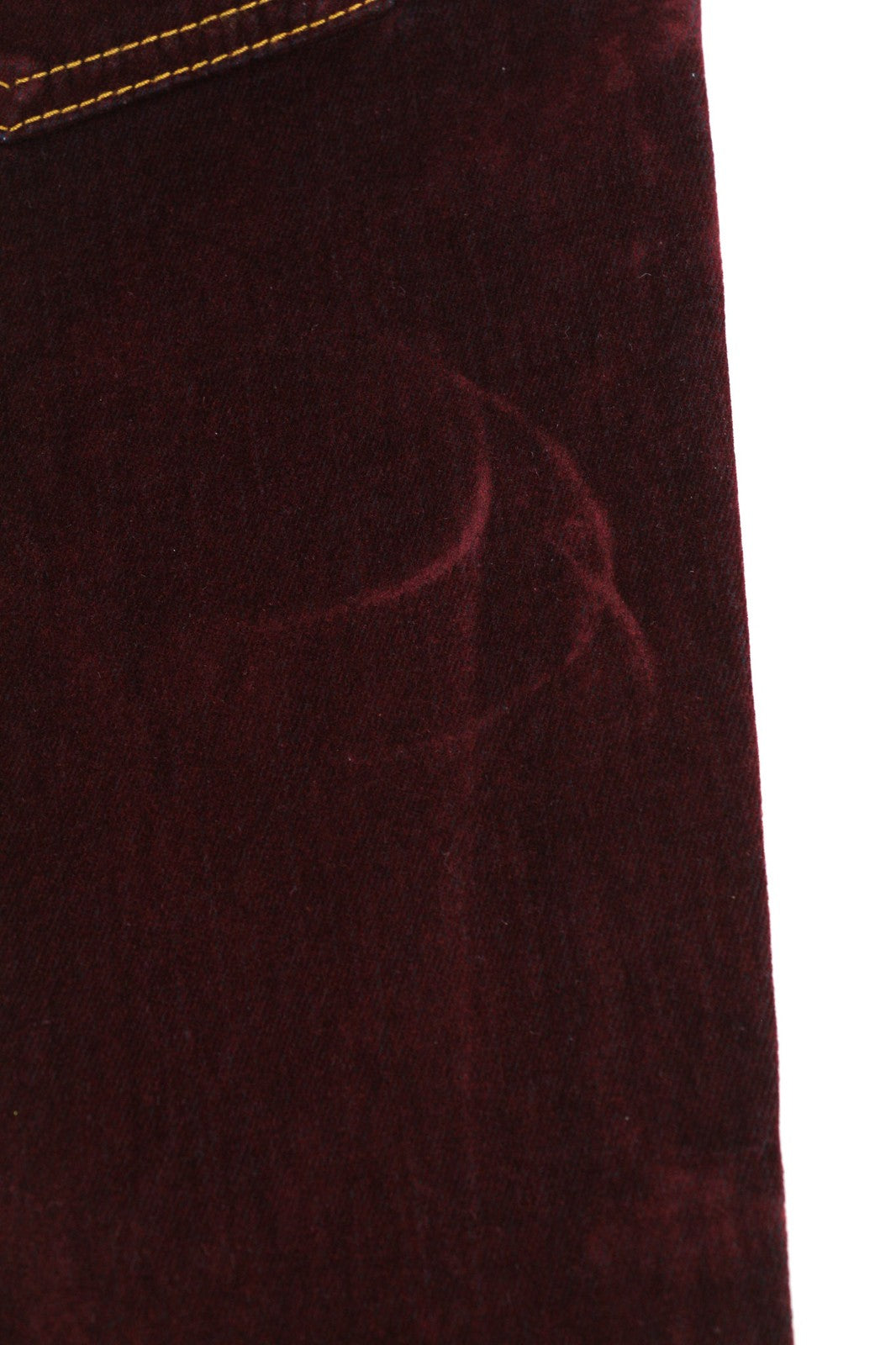 LUISA SPAGNOLI Obelix moteriškos kelnės 46 tamsiai bordo spalvos plonos veliūrinės su užtrauktuku 