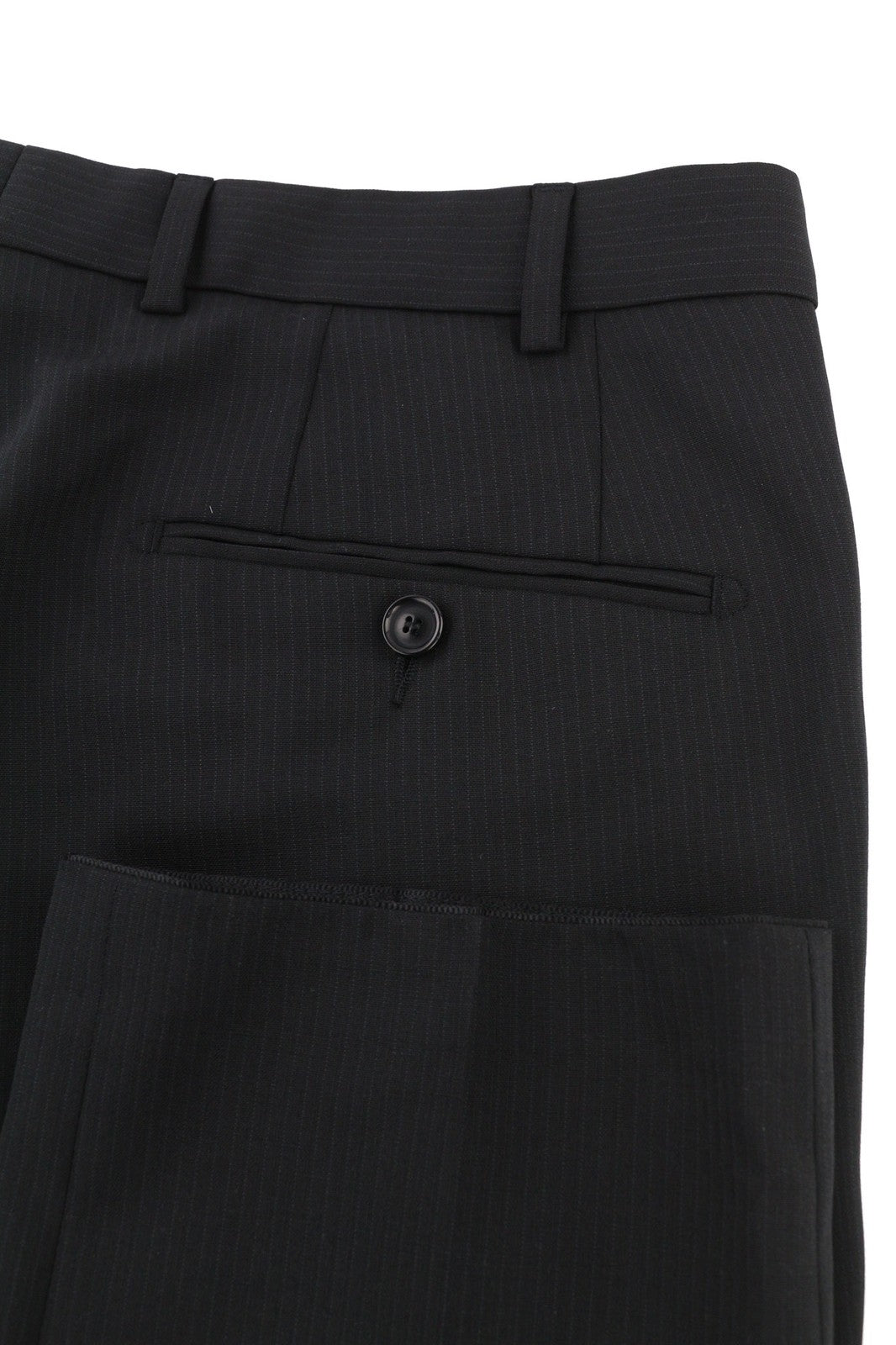 DIGEL Daren-V vyriškos kelnės, UK38, juodos, tamprios, dryžuotos, vilnonės, su užtrauktuku. 