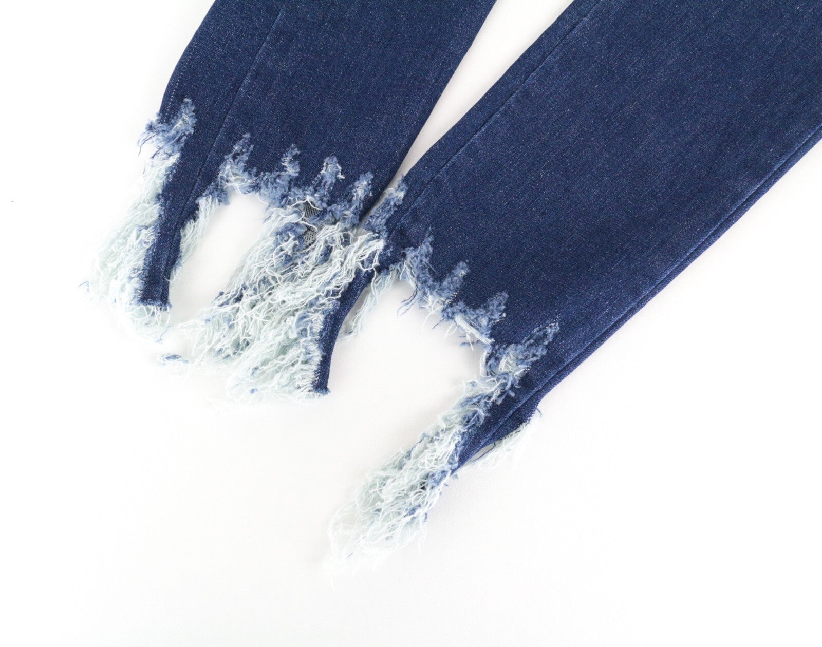 DIESEL Slandy 088AT W29/L32 Women Jeans Distressed Super Slim Skinny Fit Blue