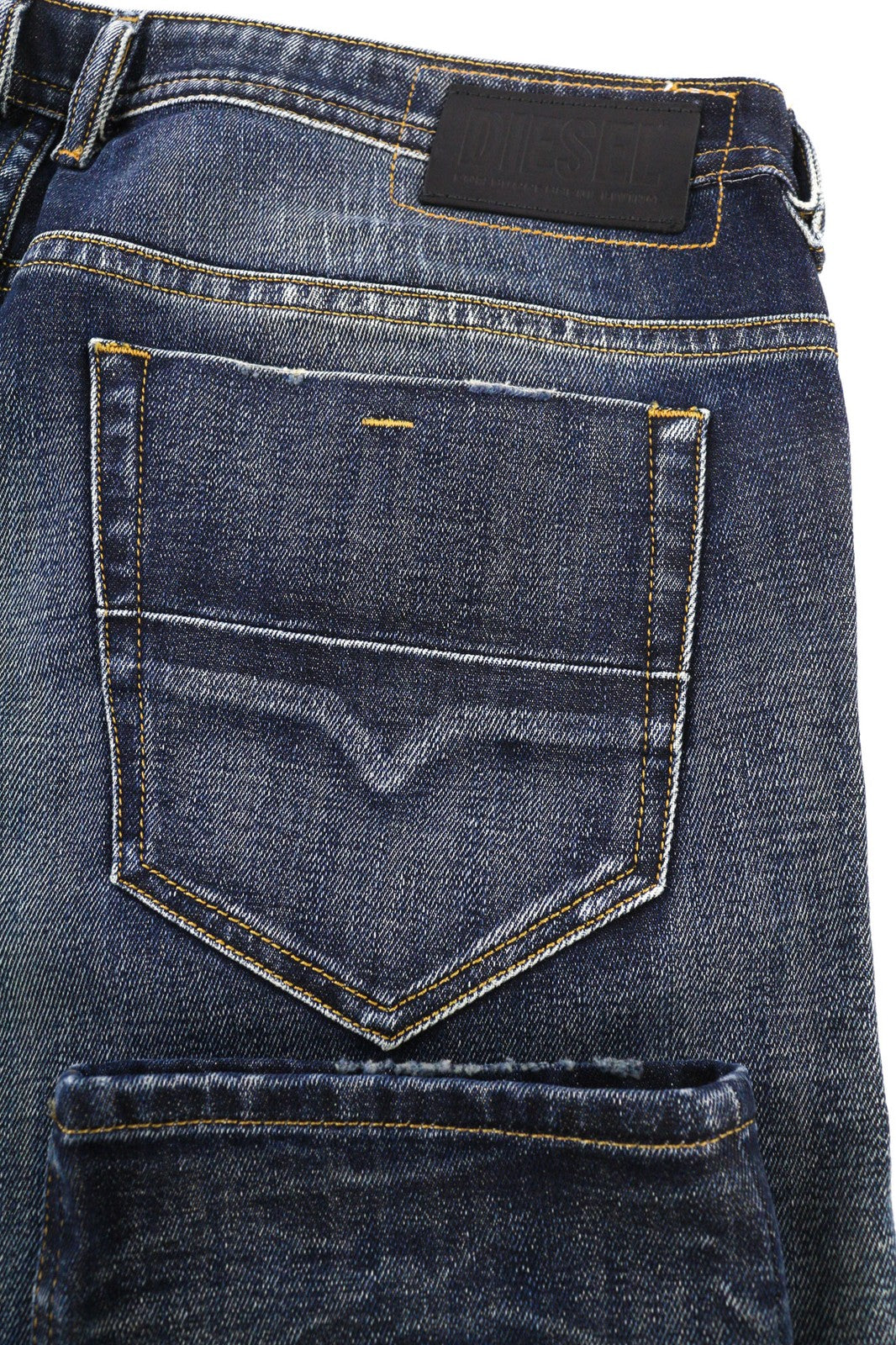 DIESEL Thommer-X 0096U vyriški džinsai W40/L32 mėlyni, skalbti, ploni su užtrauktuku