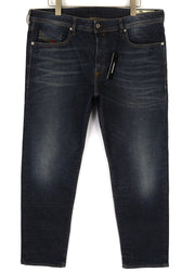 DIESEL Buster 084ZU vyriški džinsai W40/L32 Washed Regular Slim Tapered Stretch 