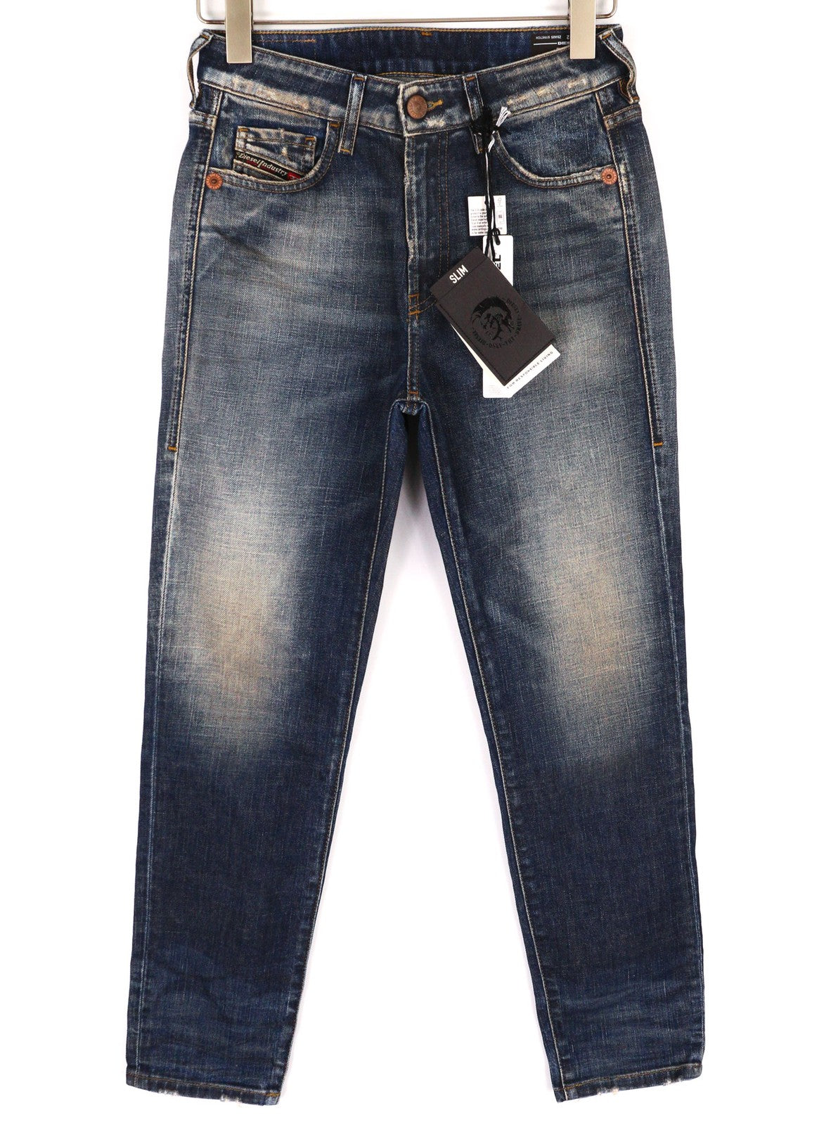 DIESEL D-Joy Z9A05 Womens Jeans W26/L32 Blue Washed Slim Regular Waist Stretch