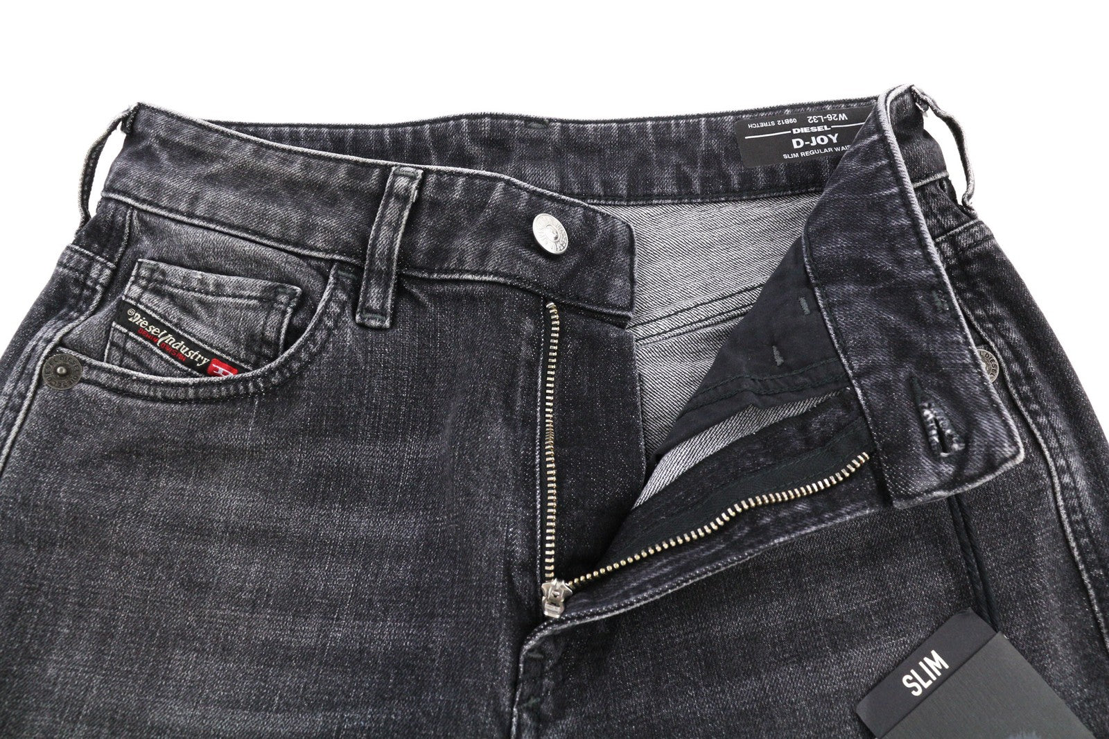 DIESEL D-Joy 09B12 Womens Jeans W26/L32 Washed Slim  Regular Waist Stretch