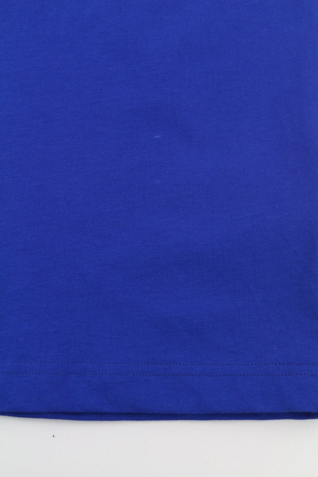 JOHN RICHMOND vyriški marškinėliai M mėlyni trumpomis rankovėmis apvalia apykakle geltoni visiems metų laikams 