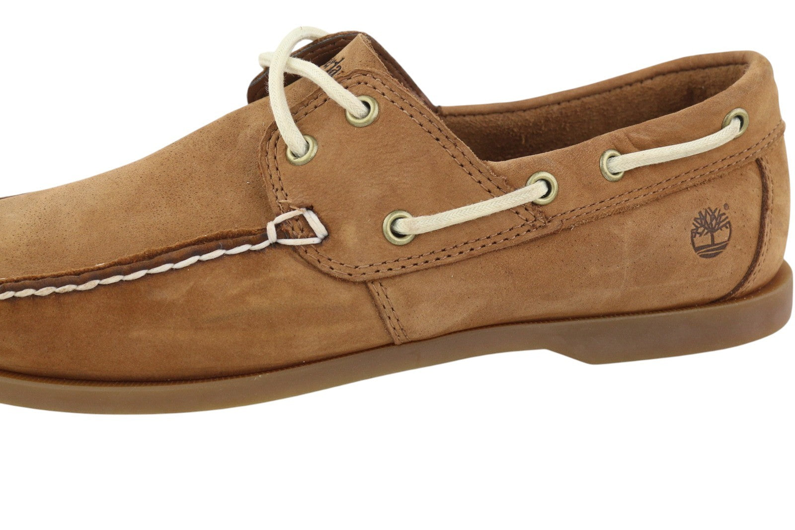 TIMBERLAND A2HEM vyriški batai EU43/43.5 rudi odiniai „Ortholite“ stiliaus mokasinai be žymių. 