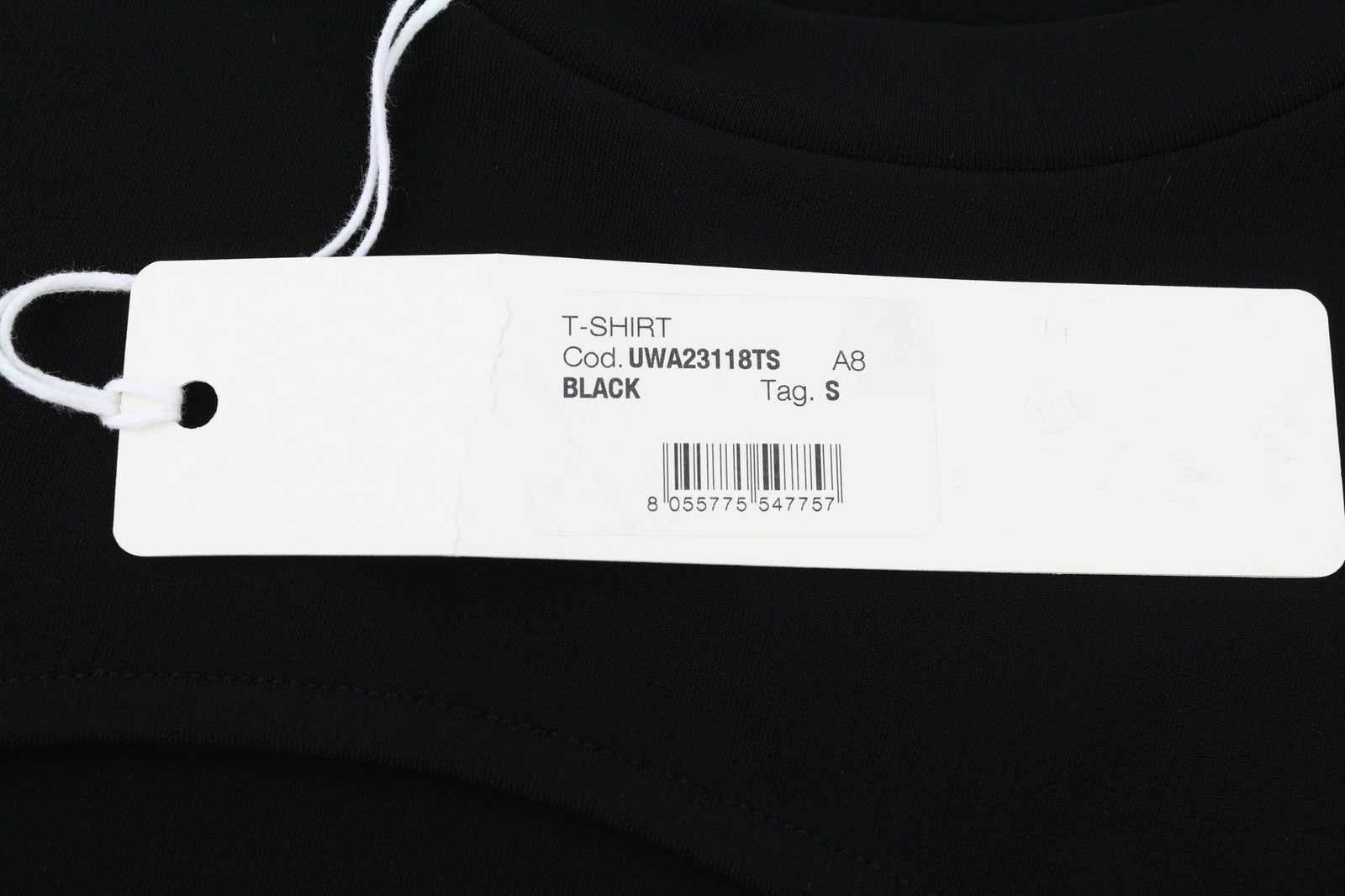 RICHMOND moteriški marškinėliai S juodi trumpomis rankovėmis, apvaliu raštu, visiems metų laikams 