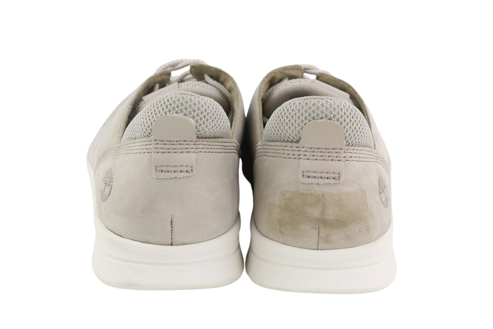 TIMBERLAND A267A vyriški sportbačiai EU42/43 pilki odiniai žemapadžiai sportbačiai su raišteliais 