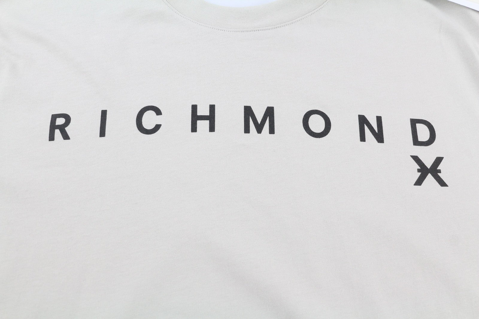 RICHMOND vyriški pilki marškinėliai trumpomis rankovėmis, tamprūs, M, visiems metų laikams 