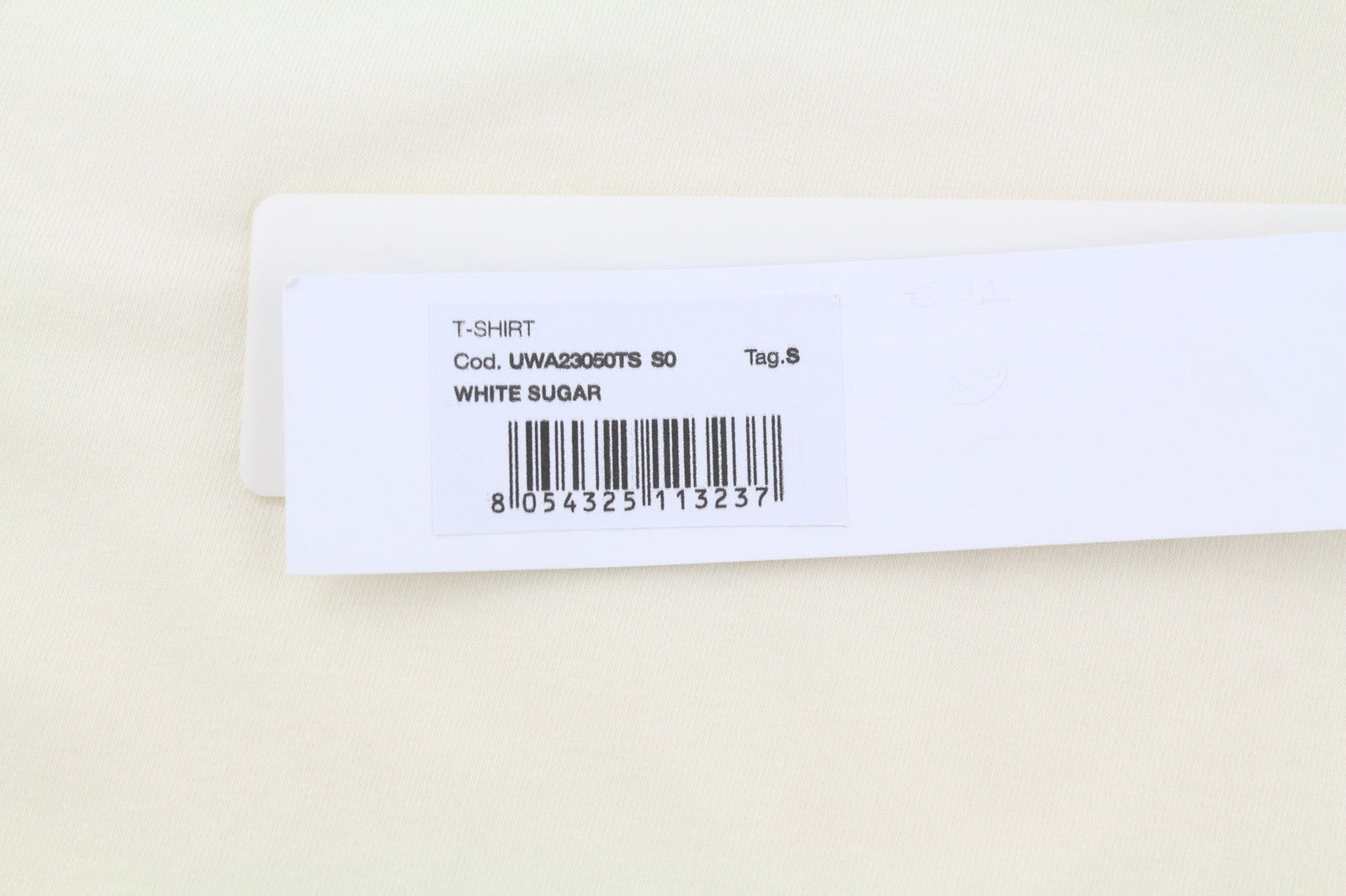 JOHN RICHMOND moteriški marškinėliai S dydžio, smėlio spalvos, trumpomis rankovėmis, apvalia kaklo iškirpte, tamprūs 