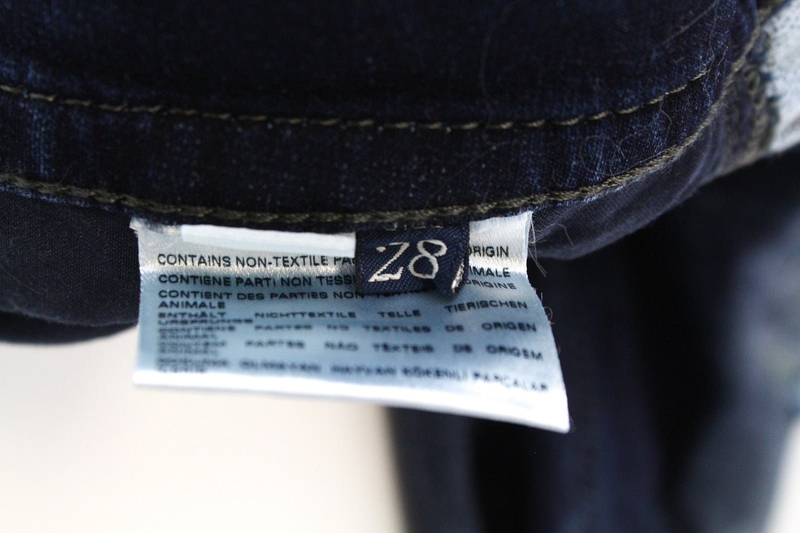 DIESEL Thavar-NE R060S W28 Men Jeans Sweat Jogg Blue Taper Distressed Aged Look