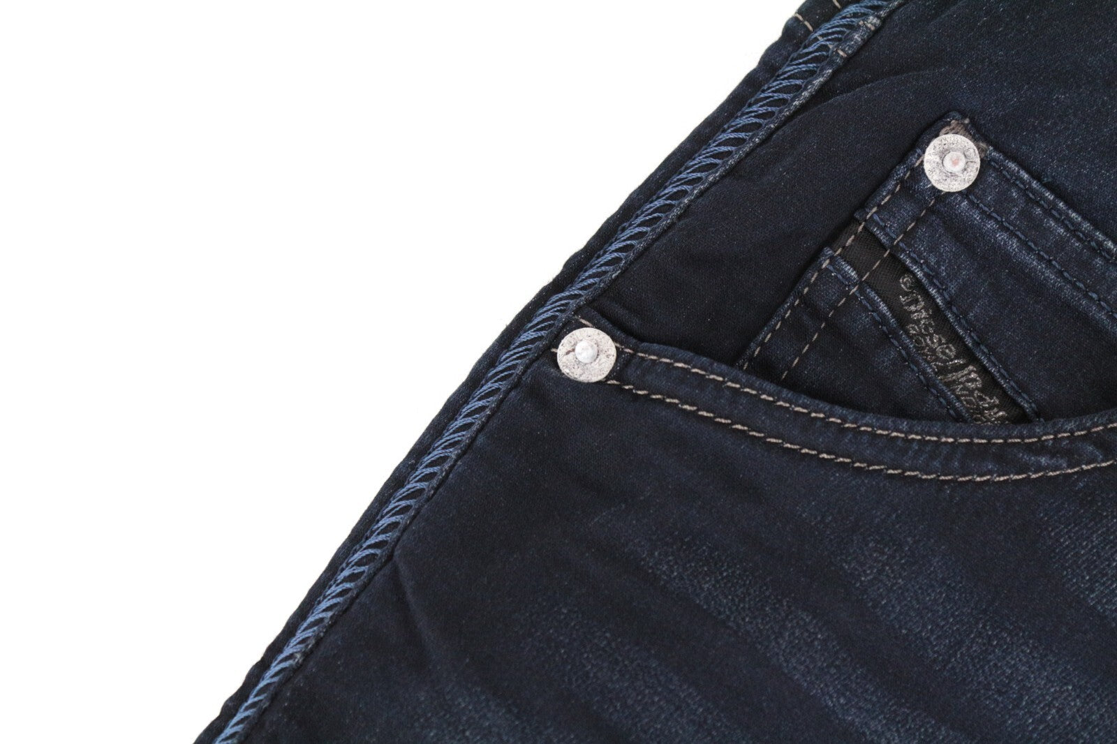 DIESEL Krooley-Ne 0686F W26 Men Jeans Denim Drawstring Sweat Jogg Taper Boys