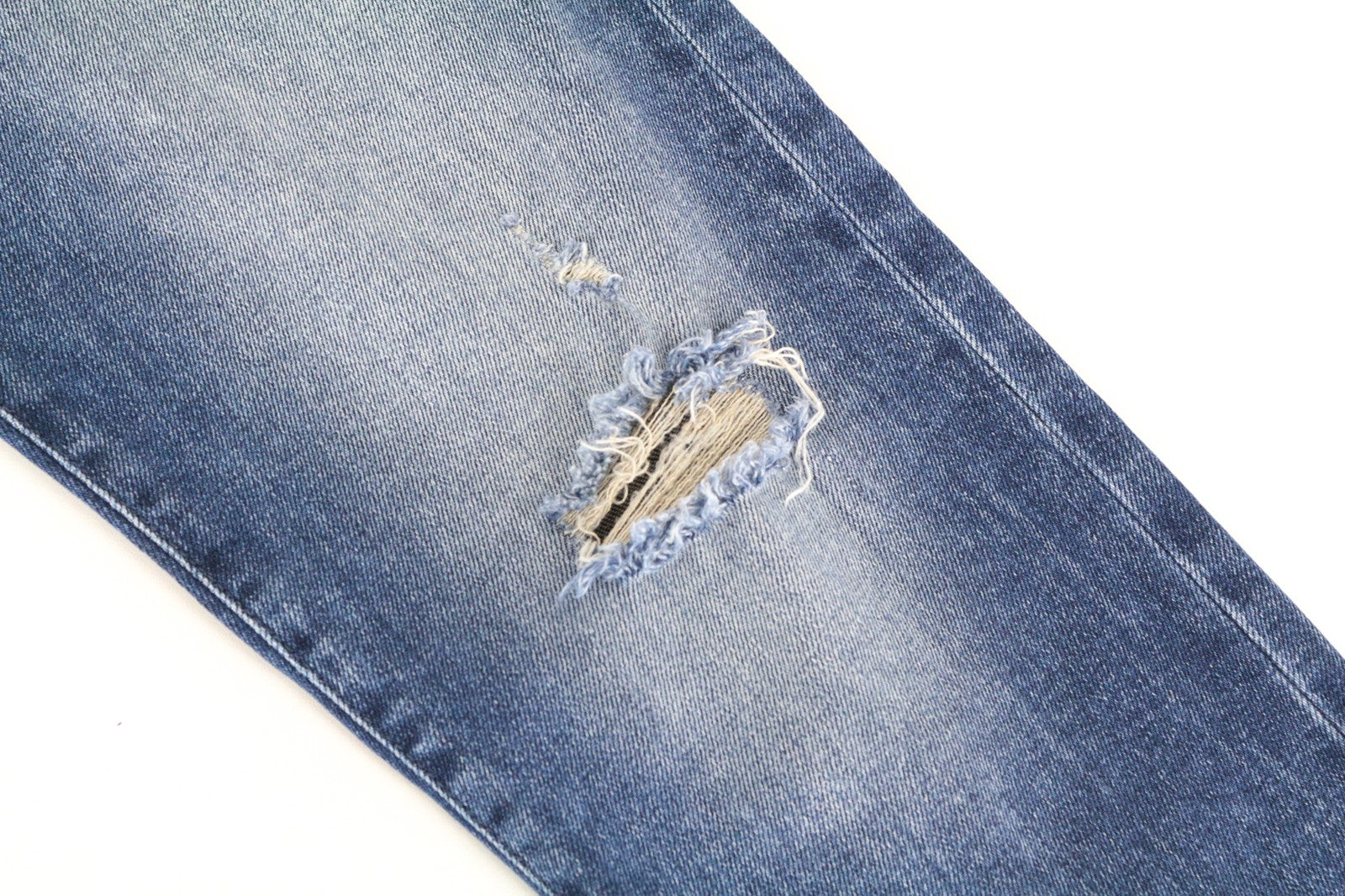 DIESEL D-Strukt 081AQ W29/L32 vyriški džinsai su siaurėjančia tekstūra, plėšytais užtrauktuku 