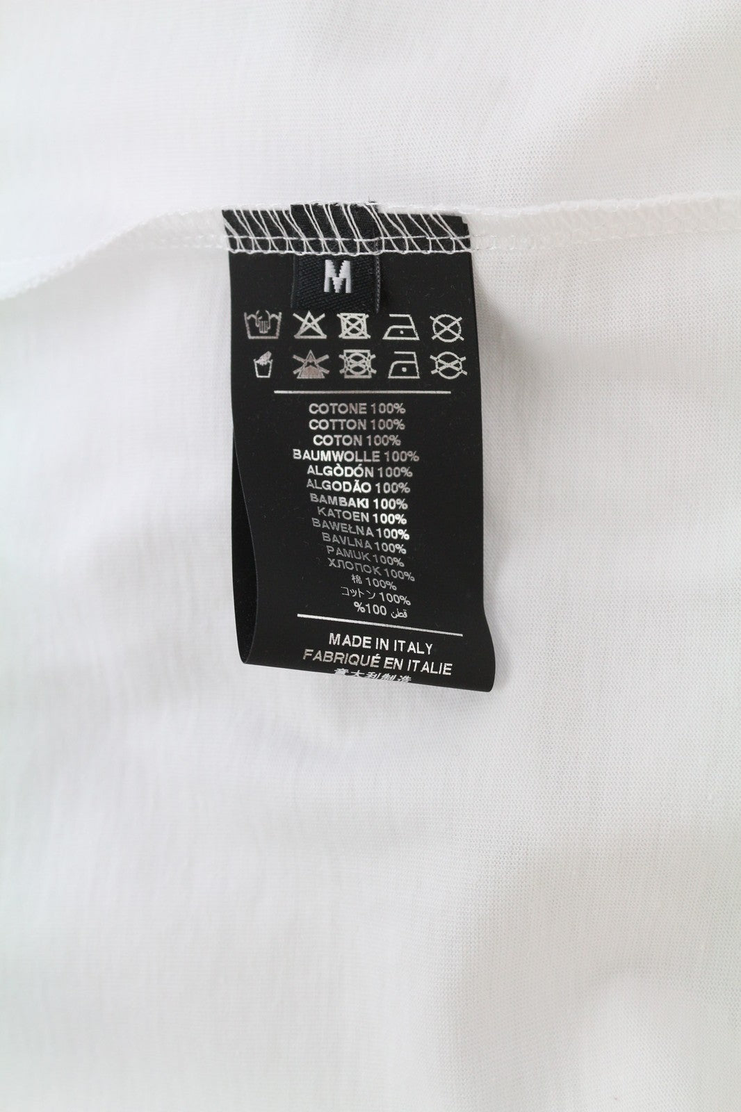 JOHN RICHMOND Mens T-Shirt M White  Crew  Short Sleeve All Seasons