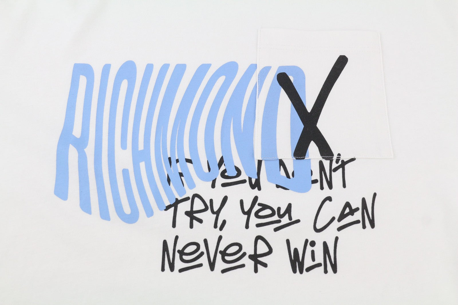 JOHN RICHMOND Mens T-Shirt M White Crew Short Sleeve  Print All Seasons