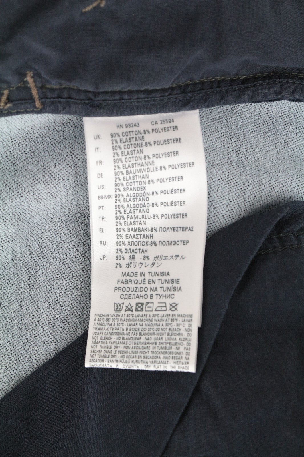 DIESEL Thavar-NE R060S W28 vyriški siaurėjantys džinsai su sendinto audinio efektu, mėlyni