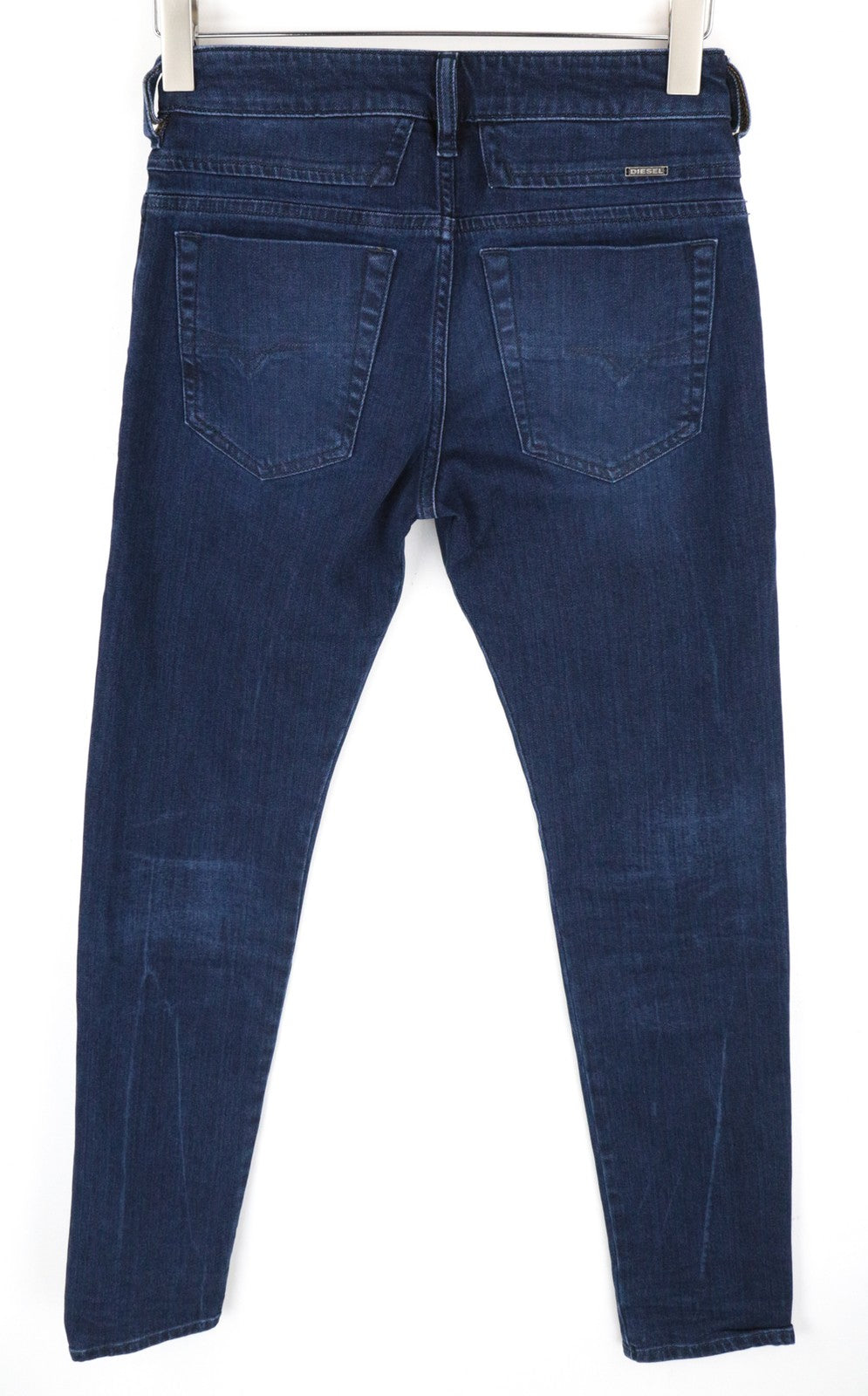 DIESEL D-Blazer 083AT W26/L32 vyriški džinsai, siaurėjantys klešnės, mėlyni, tamprūs medvilniniai džinsai 