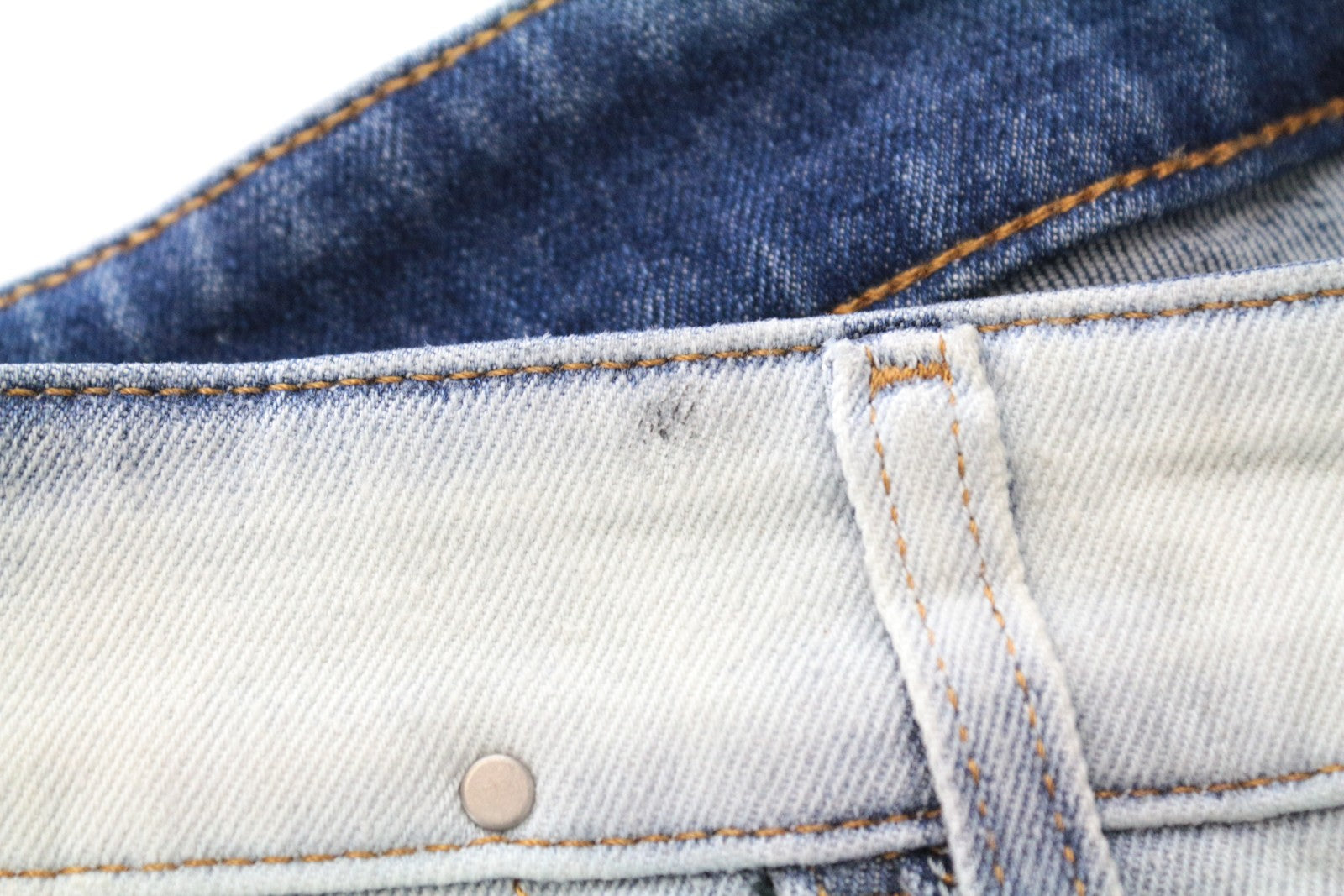 DIESEL Slandy-High-SP 0890M W27/L32 moteriški itin aptempti džinsai, skalbtos mėlynos spalvos, tamprūs 