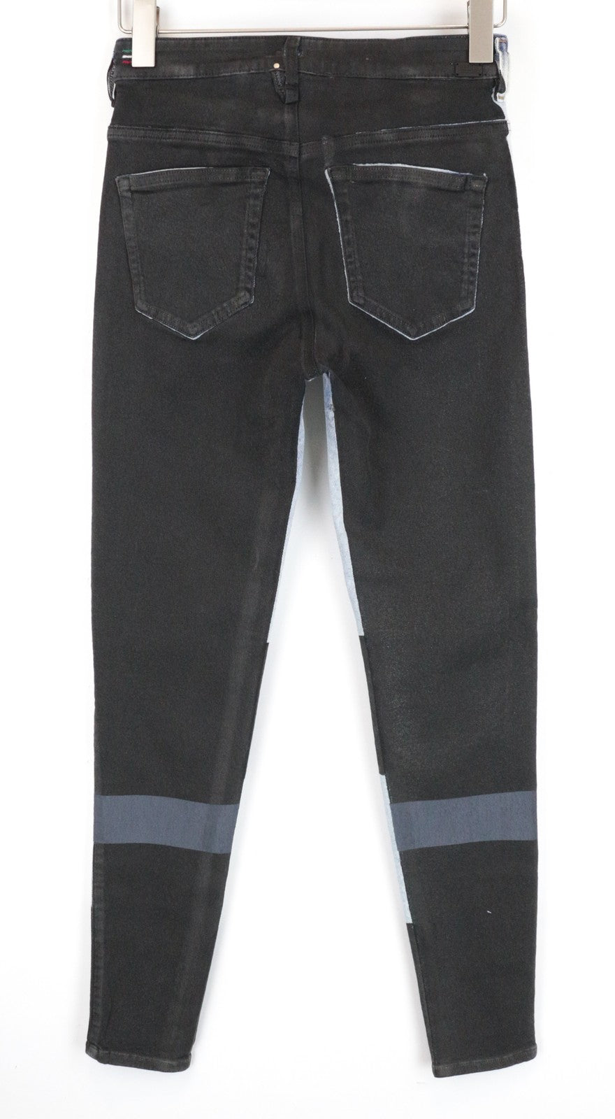 DIESEL Slandy-High-SP 0890M W27/L32 moteriški itin aptempti džinsai, skalbtos mėlynos spalvos, tamprūs 