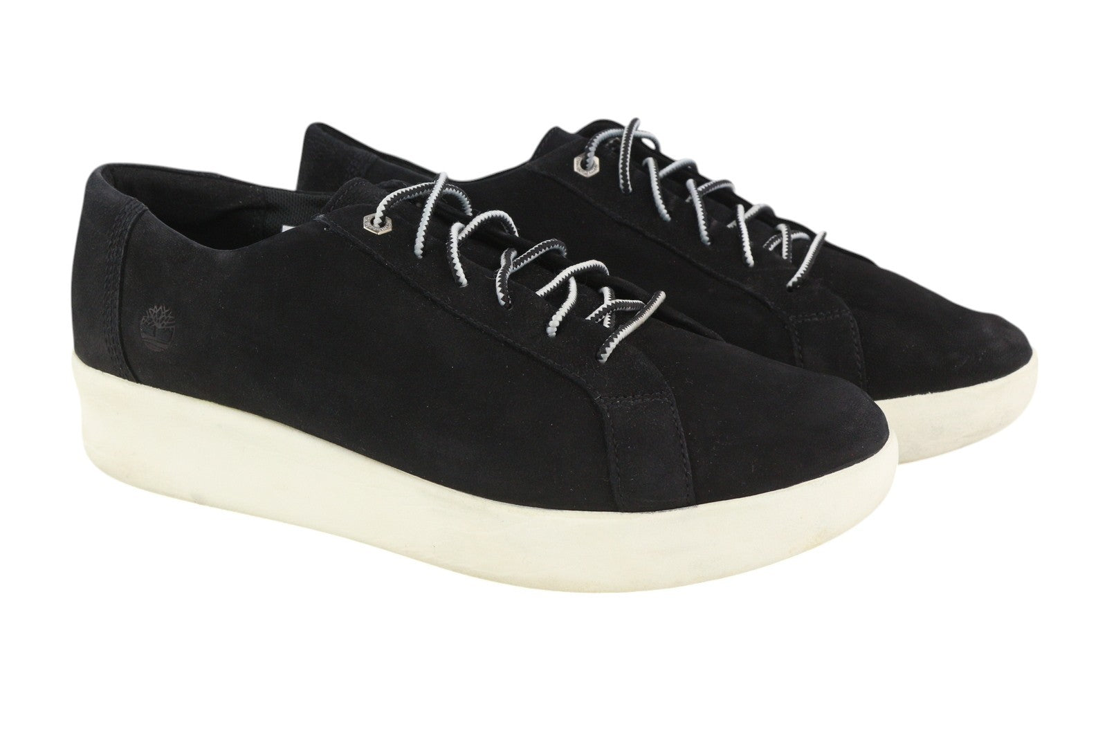 TIMBERLAND A1ST6 moteriški sportbačiai, juodi, žemapadžiai, suvarstomi, migdolų nosimis. 