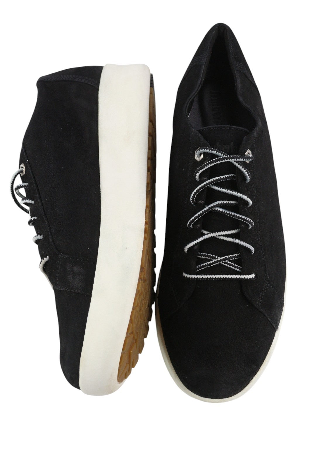 TIMBERLAND A1ST6 moteriški sportbačiai, juodi, žemapadžiai, suvarstomi, migdolų nosimis. 