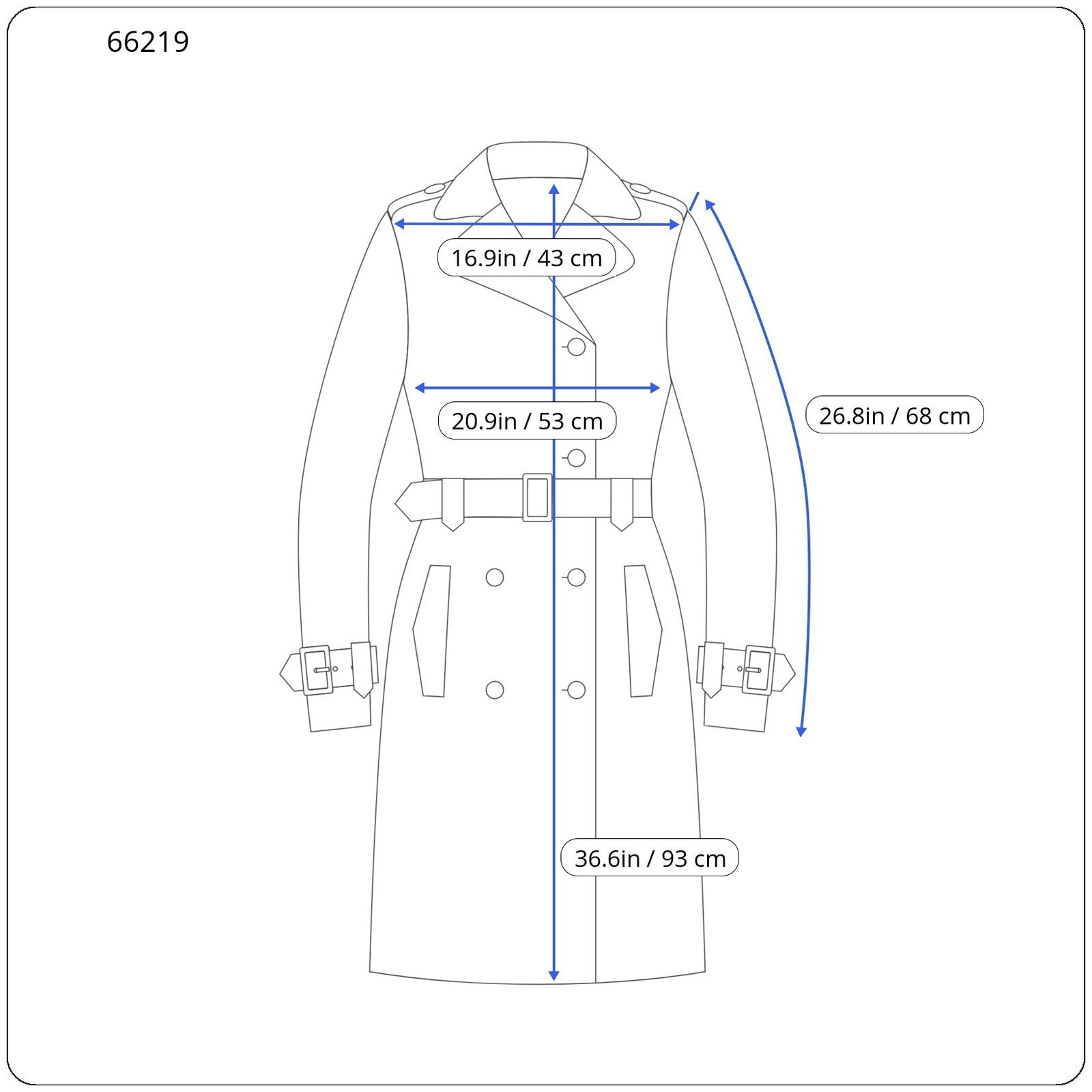 SANDRO S vyriškas paltas, tamsiai mėlynas, „Mac Town Trench Classic Slim Fit“, su įpjova, rekomenduojama kaina – 385 € 