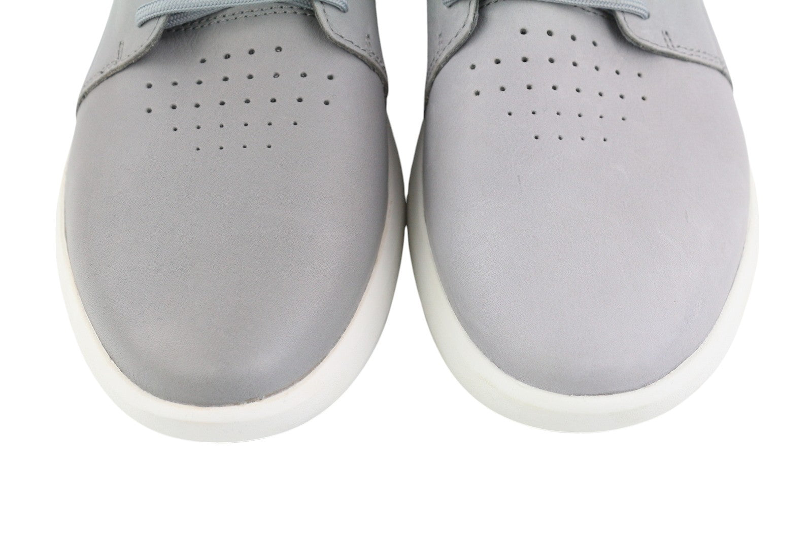 TIMBERLAND A2QA1 vyriški sportbačiai, pilki, odiniai, žemapadžiai, su raišteliais, migdolų spalvos. 