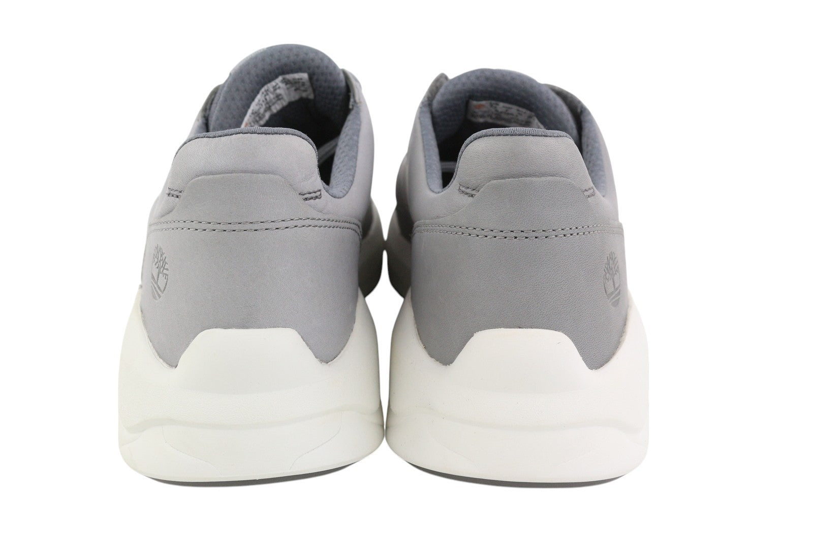 TIMBERLAND A2QA1 vyriški sportbačiai, pilki, odiniai, žemapadžiai, su raišteliais, migdolų spalvos. 