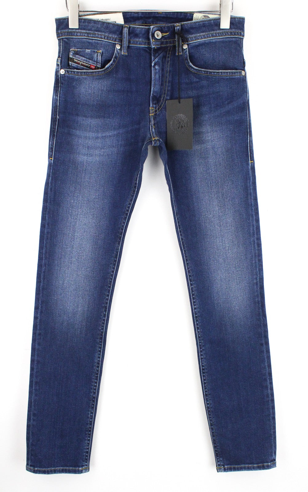 DIESEL Thommer 0870F W28/L32 Men Jeans Slim-Skinny Fit Blue Zip-Fly Washed Out