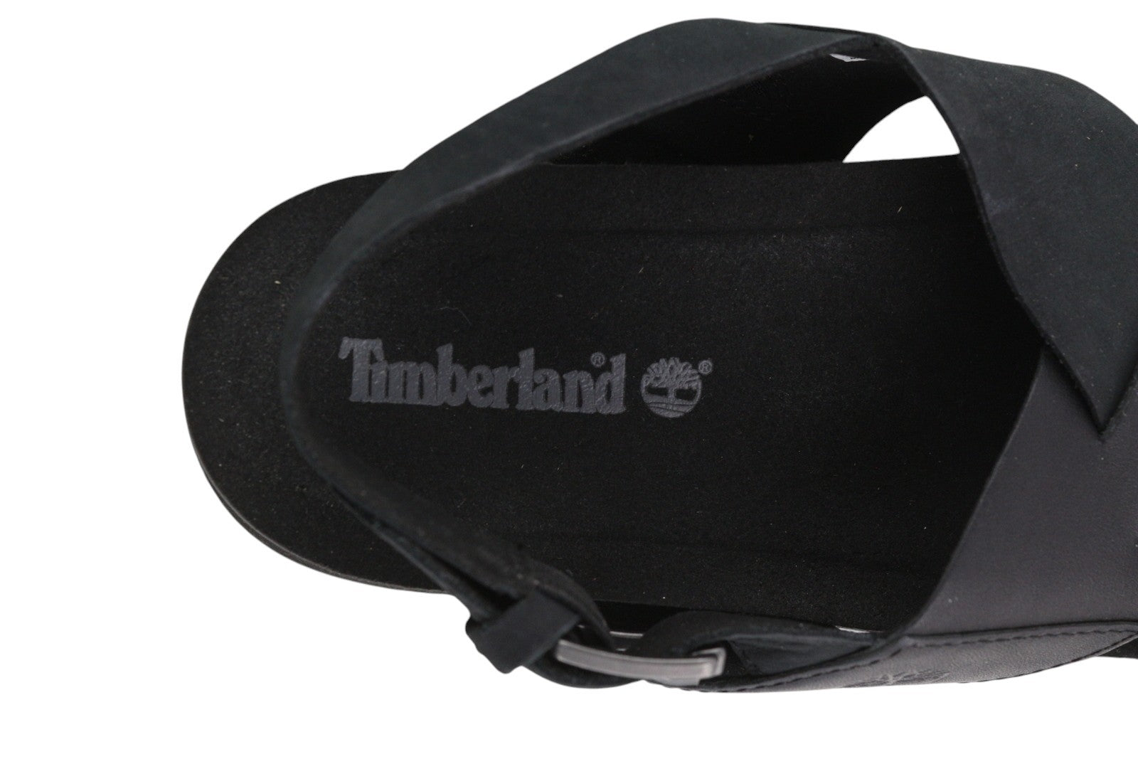 TIMBERLAND A23FE moteriškos basutės, 39 €, juodos, odinės, su platforma ir sagtimi. 