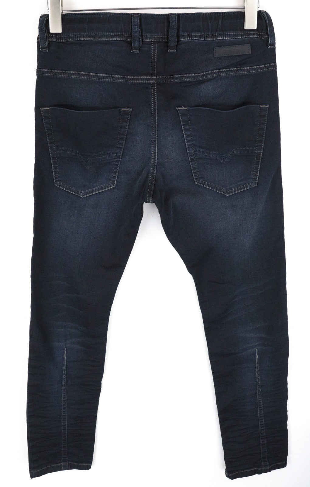 DIESEL Krooley-Ne 0686F W26 vyriški džinsai tamprūs berniukams mėlyni sportiniai Jogg siaurėjantys 