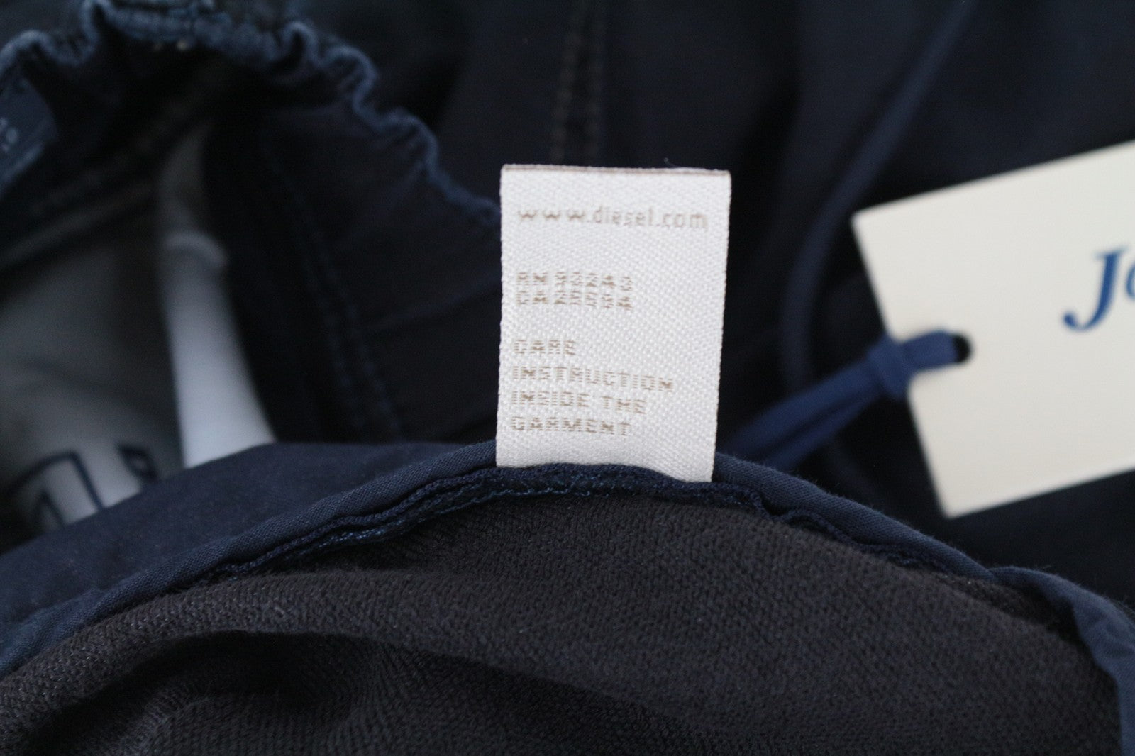 DIESEL Krooley-Ne 0686F W26 Men Jeans Boys Blue Tapered Sweat Jogg Stretch