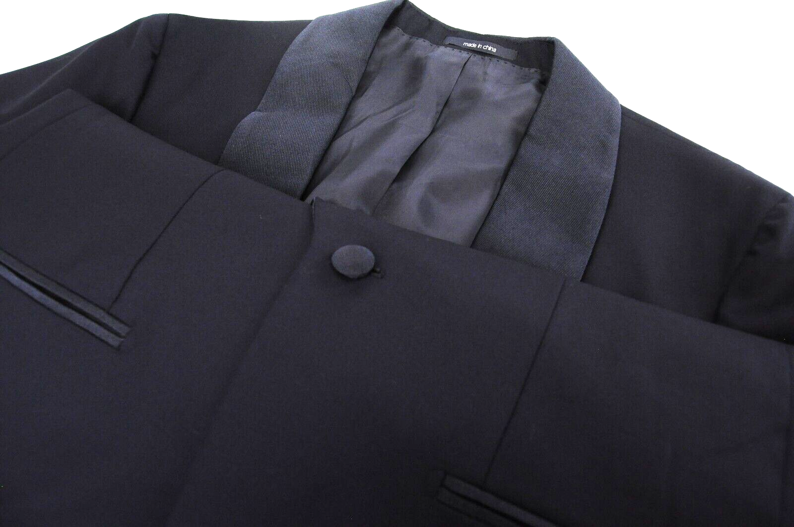 SUITSUPPLY Manhattan švarkas UK38R smokingas tamsiai mėlynas vilnonis super klasikinis 