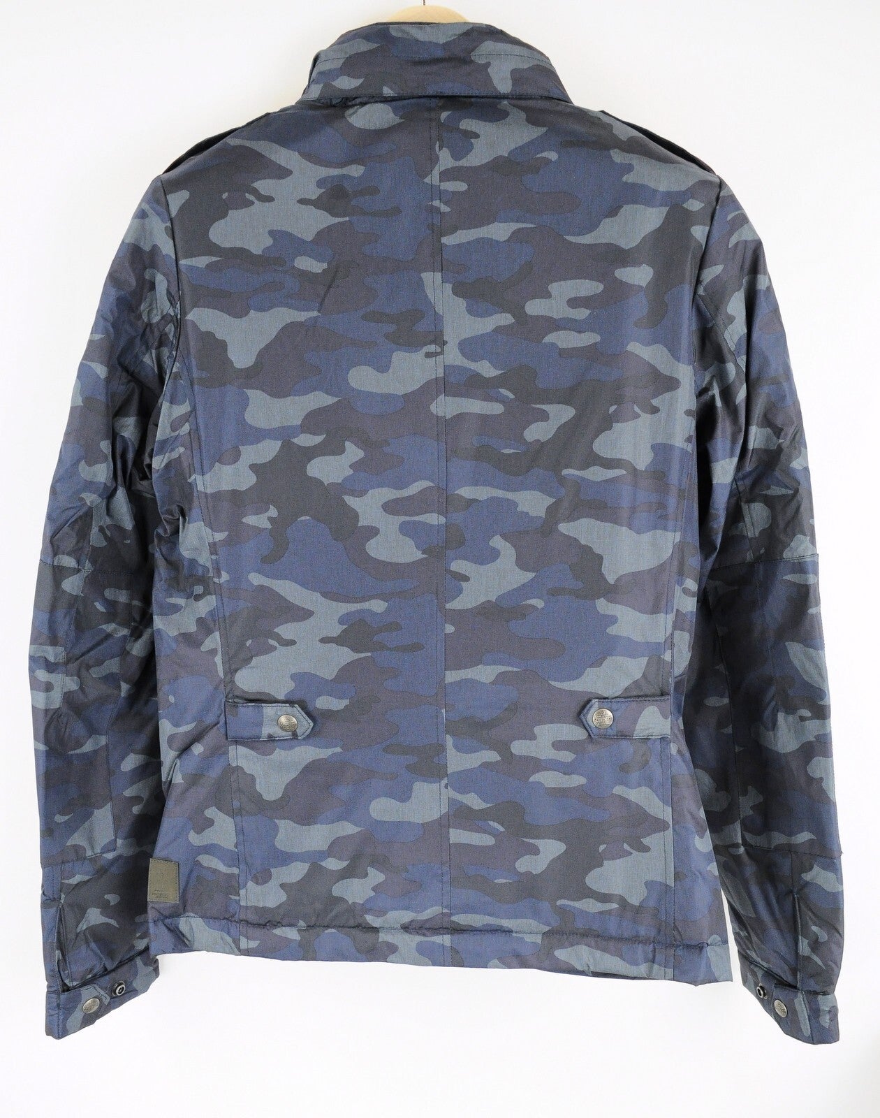 SCOTCH &amp; SODA Couture vyriška striukė S, karinės mėlynos spalvos, su pamušalu ir gobtuvu. 